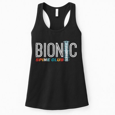 Spinal Fusion Back Spine Surgery Lumbar Recovery Womens Tank Top