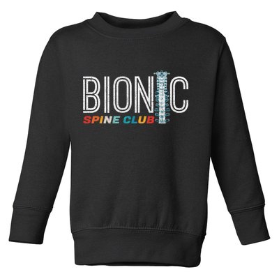 Spinal Fusion Back Spine Surgery Lumbar Recovery Toddler Sweatshirt