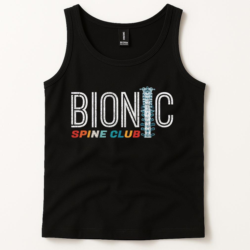 Spinal Fusion Back Spine Surgery Lumbar Recovery Tank Top