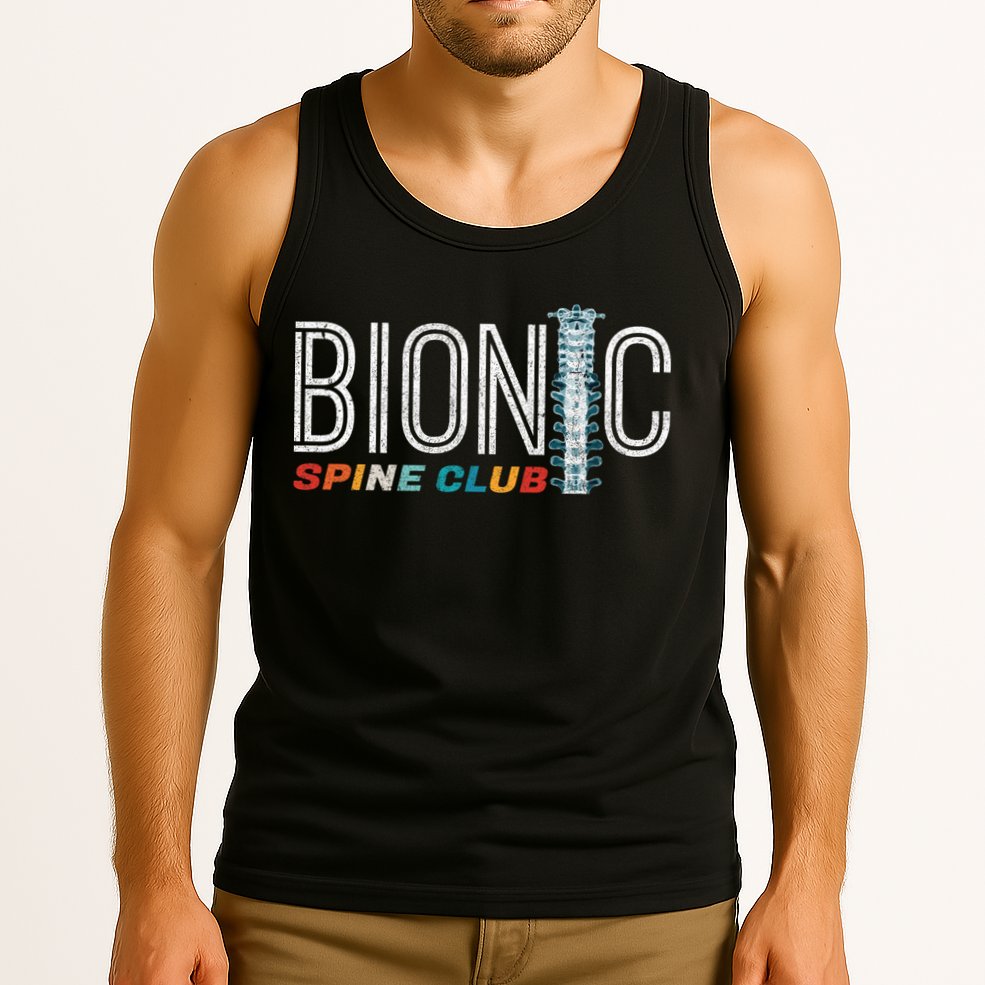 Spinal Fusion Back Spine Surgery Lumbar Recovery Tank Top