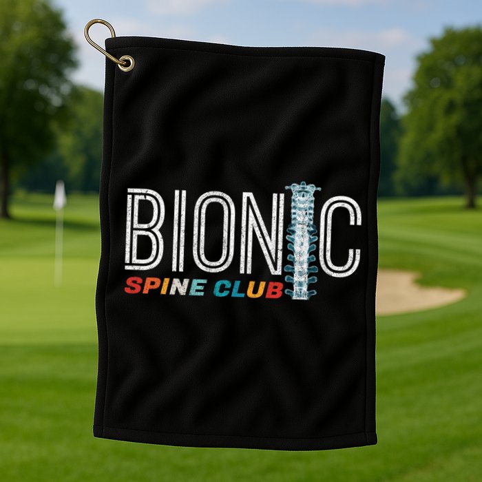 Spinal Fusion Back Spine Surgery Lumbar Recovery Golf Towel