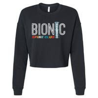Spinal Fusion Back Spine Surgery Lumbar Recovery Cropped Pullover Crew