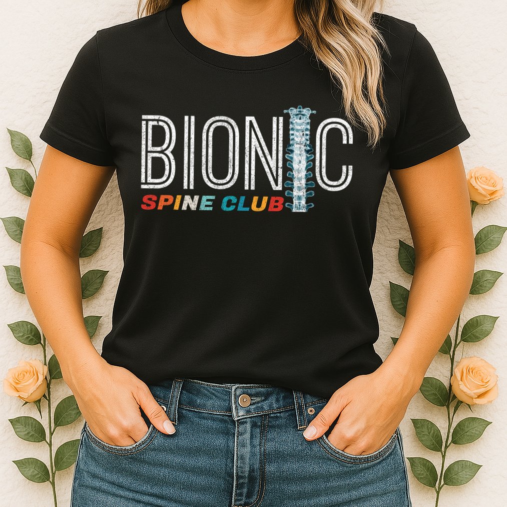 Spinal Fusion Back Spine Surgery Lumbar Recovery Womens T-Shirt