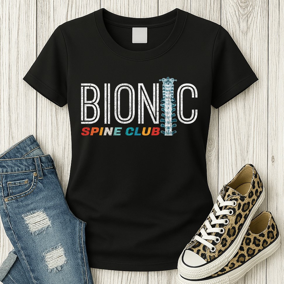 Spinal Fusion Back Spine Surgery Lumbar Recovery Womens T-Shirt
