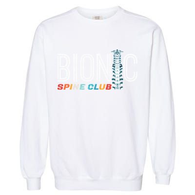 Spinal Fusion Back Spine Surgery Lumbar Recovery Garment-Dyed Sweatshirt