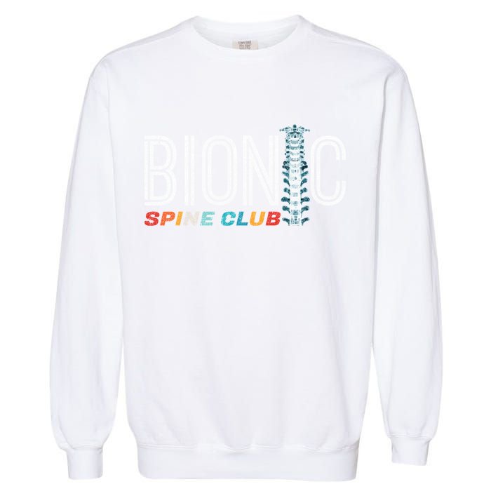 Spinal Fusion Back Spine Surgery Lumbar Recovery Garment-Dyed Sweatshirt