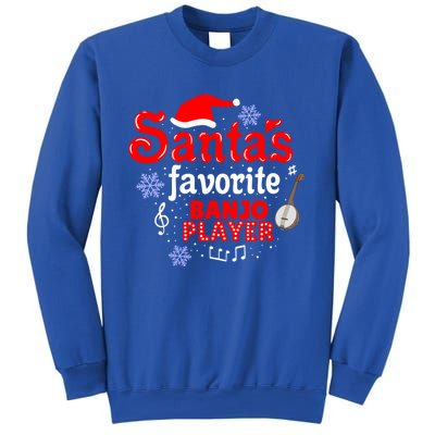 Santas Favorite Banjo Player Christmas Gift Sweatshirt