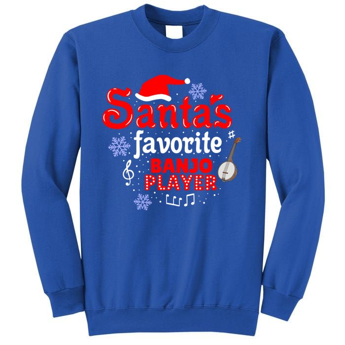 Santas Favorite Banjo Player Christmas Gift Sweatshirt