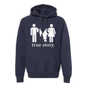 Small Fish Big Fish True Story Fishing Girl Boy Premium Hoodie