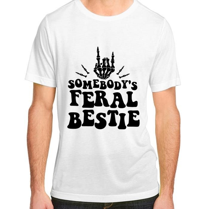 SomebodyS Feral Bestie Cool Bone Skeleton Adult ChromaSoft Performance T-Shirt