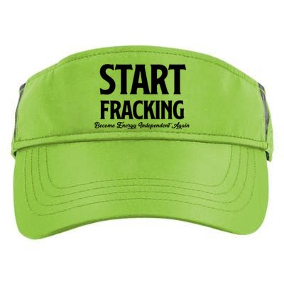 Start Fracking Become Energy Independent Again Adult Drive Performance Visor