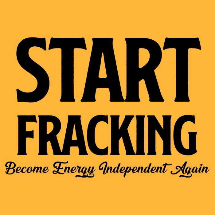 Start Fracking Become Energy Independent Again Youth Performance Sprint T-Shirt