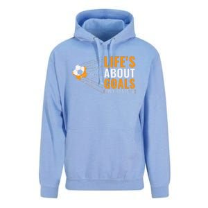 Soccer For Boyss LifeS About Goals Boyss Soccer Unisex Surf Hoodie