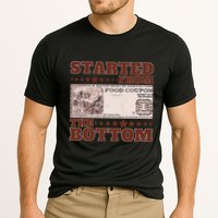 Started From Bottom Food Stamp Coupon stars 2 Cooling Performance Crew T-Shirt
