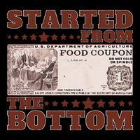Started From Bottom Food Stamp Coupon stars 2 Cooling Performance Crew T-Shirt