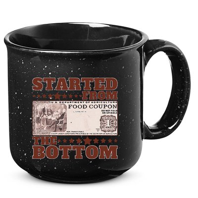 Started From Bottom Food Stamp Coupon stars 2 15oz Campfire Ceramic Mug