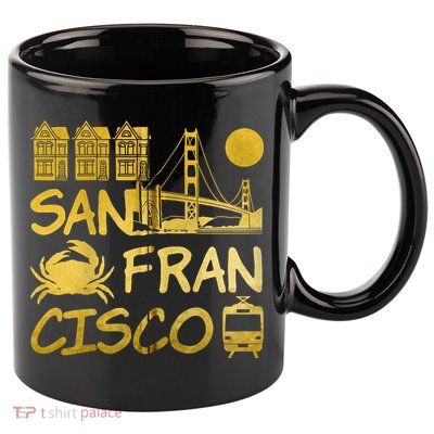San Francisco California 11oz C Handle Ceramic Mug
