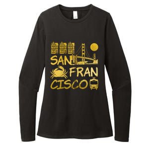 San Francisco California Womens CVC Long Sleeve Shirt