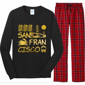 San Francisco California Long Sleeve Pajama Set