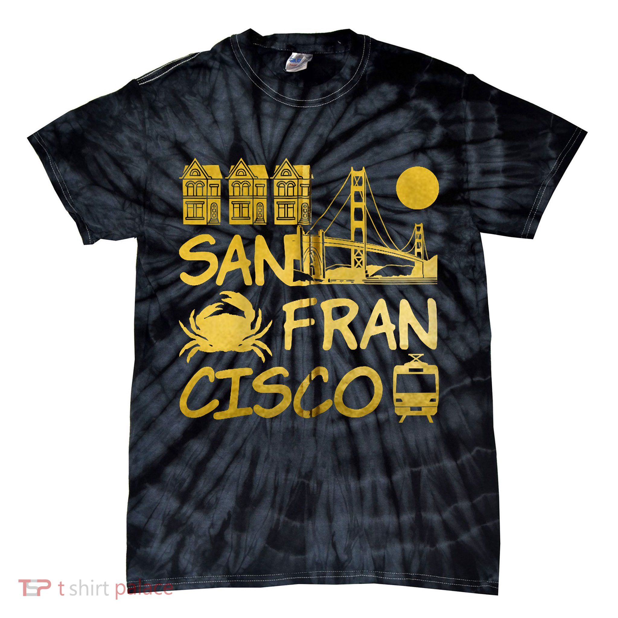 San Francisco California Tie-Dye T-Shirt
