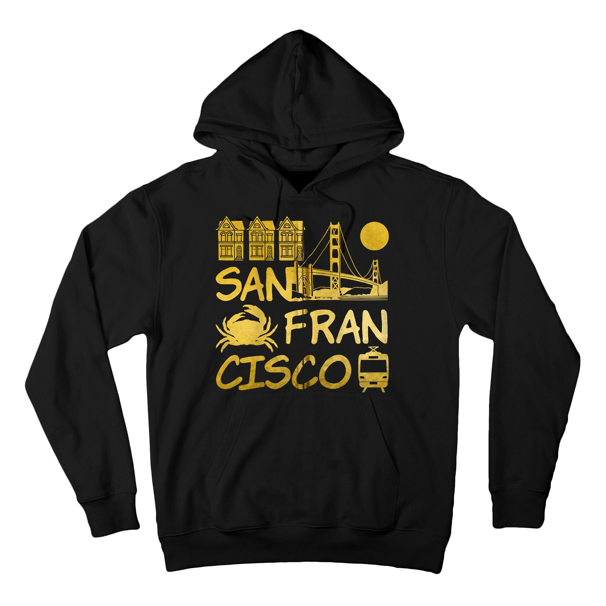 San Francisco California Tall Hoodie