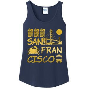 San Francisco California Ladies Essential Tank