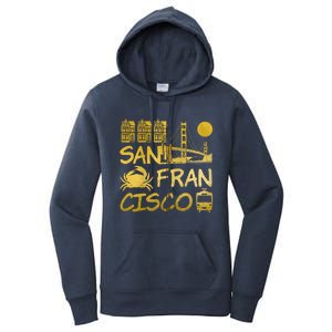 San Francisco California Women's Pullover Hoodie