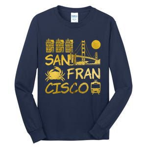 San Francisco California Tall Long Sleeve T-Shirt