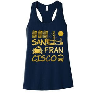 San Francisco California Women's Racerback Tank