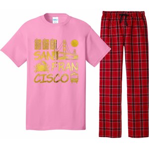 San Francisco California Pajama Set