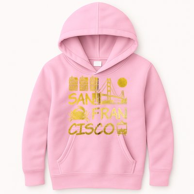 San Francisco California Kids Hoodie