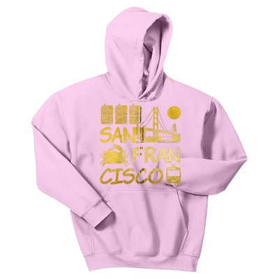 San Francisco California Kids Hoodie