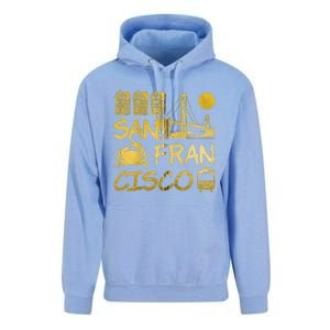 San Francisco California Unisex Surf Hoodie