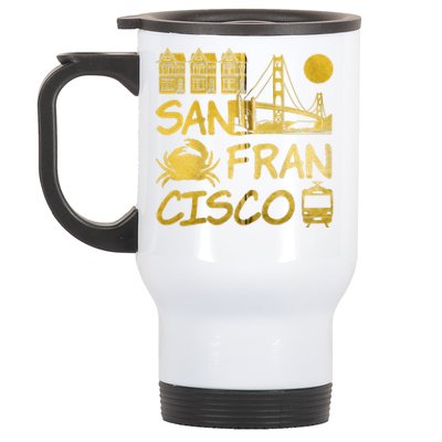 San Francisco California Stainless Steel Travel Mug