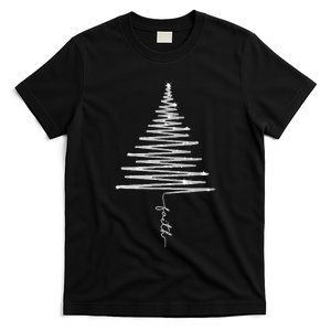 Sparkling Faith Christmas Tree T-Shirt