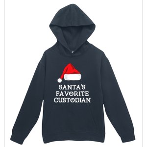 SantaS Favorite Custodian Hat Christmas Funny Urban Pullover Hoodie