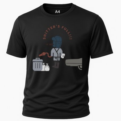 Shitter’s Full!!! Cousin Eddie Cooling Performance Crew T-Shirt