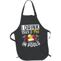 Swimmer funny Cool I Drink Beer And Pee In Pools Apron