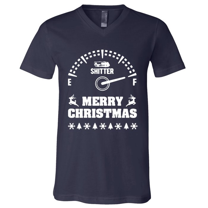 Shitters Full Christmas V-Neck T-Shirt