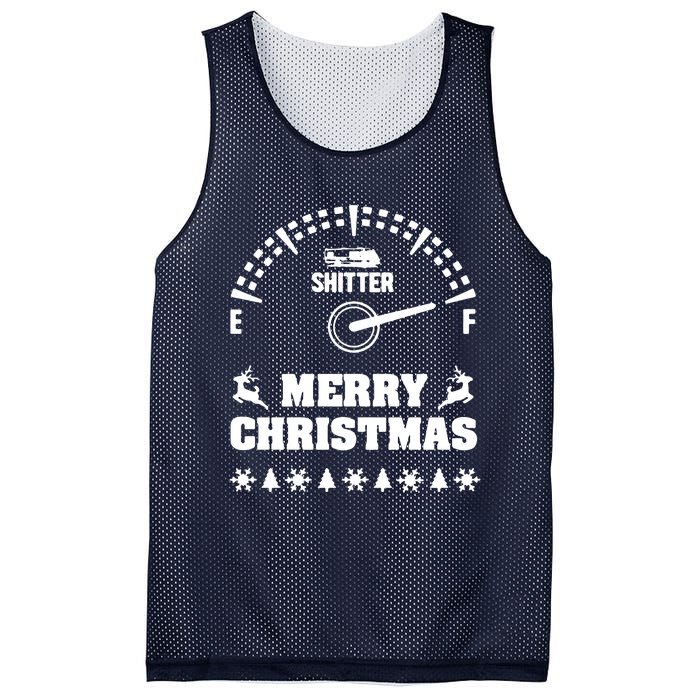 Shitters Full Christmas Mesh Reversible Basketball Jersey Tank