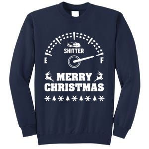 Shitters Full Christmas Tall Sweatshirt