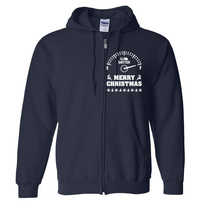 Shitters Full Christmas Full Zip Hoodie