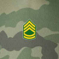 Sergeant First Class Military Badge Legacy Tie Dye Trucker Hat