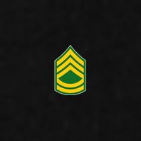 Sergeant First Class Military Badge Ladies PosiCharge Tri-Blend Wicking Tank