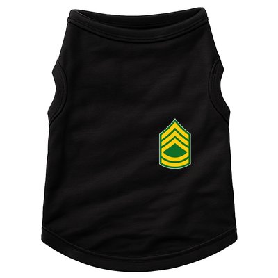 Sergeant First Class Military Badge Doggie Tank