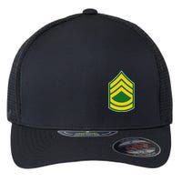 Sergeant First Class Military Badge Flexfit Unipanel Trucker Cap