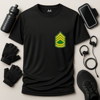 Sergeant First Class Military Badge Performance Shirt