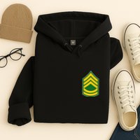 Sergeant First Class Military Badge Hoodie