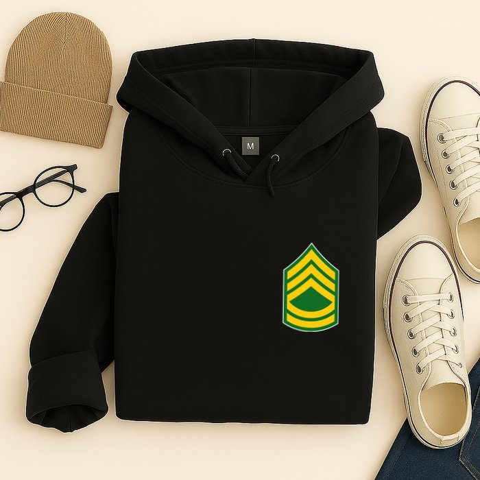 Sergeant First Class Military Badge Hoodie