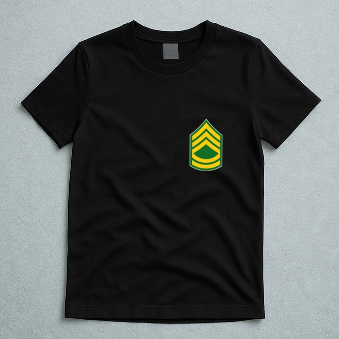Sergeant First Class Military Badge T-Shirt
